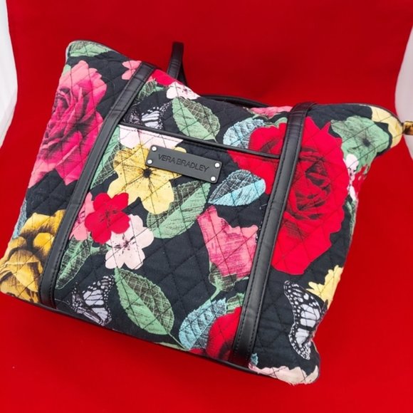 Vera Bradley Handbags - Vera Bradley Floral Print Quilted Tote + Freebie!